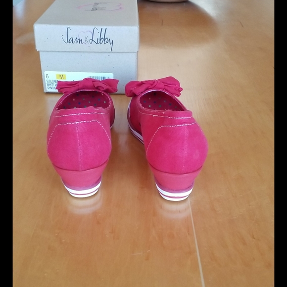 Red Wedge sneakers - Picture 4 of 5